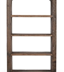 Wood Bookshelf 4 Tier H 71" & L 39.5" - Natural