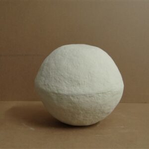 Paper Mache Ball Dia 10 Off-White A - Off-White