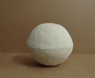 Paper Mache Ball Dia 10 Off-White A - Off-White