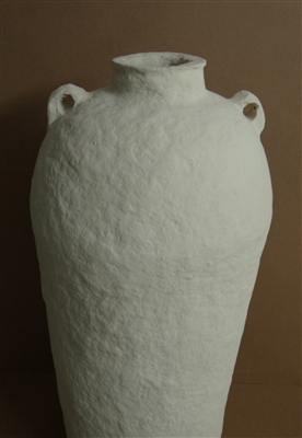Paper Mache Vase Dia 39.50” Off-White - Off-White - Imagen 3
