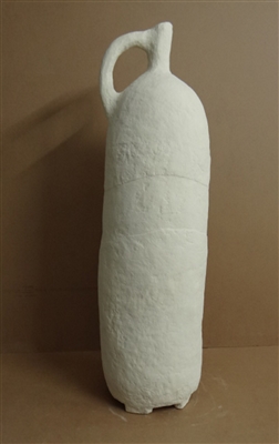 Paper Mache Vase Dia 39.50” Off-White -ST - Off-White