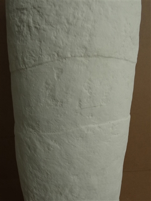 Paper Mache Vase Dia 39.50” Off-White -ST - Off-White - Imagen 4