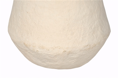Paper Mache Vase Dia 16” Off-White -ST - Off-White - Imagen 2