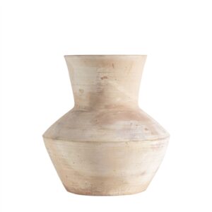 Terracotta Vase Dia 13" & H 12.3" - NATURAL TERRACOTTA F