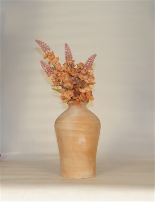 Terracotta Vase Dia 6.5" x 11"H - Natural - Imagen 4