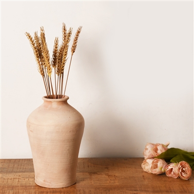 Terracotta Vase Dia 6.5" x 11"H - Natural - Imagen 6