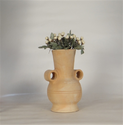 Terracotta Vase Dia 6.25" x 11.5"H - Natural - Imagen 5