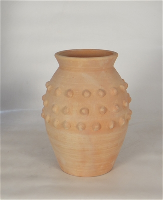 Terracotta Vase Dia 10" x 10.75"H - Natural - Imagen 2