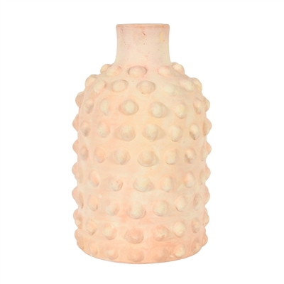 Terracotta Vase Dia 9.25" x 12.25"H-ST - Natural