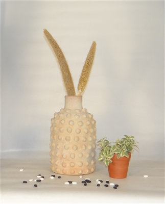Terracotta Vase Dia 9.25" x 12.25"H-ST - Natural - Imagen 5