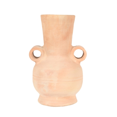 Terracotta Vase Dia 8.25" x 15"H - Natural