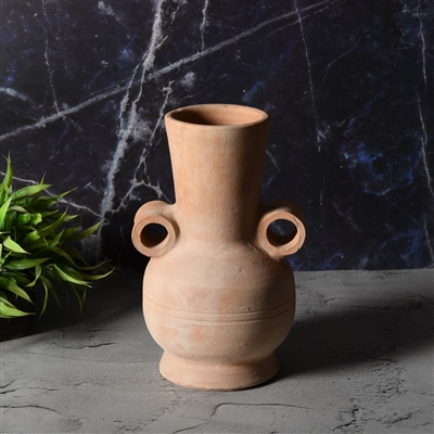 Terracotta Vase Dia 8.25" x 15"H - Natural - Imagen 6