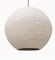 Paper Mache Off-White Pendant - Off-White