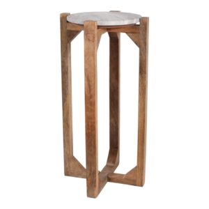 ELWYNOAK IVORY ACCENT TABLE 24 (IN)