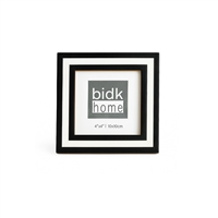 4X4" Line Frame Black & White - BLACK & WHITE