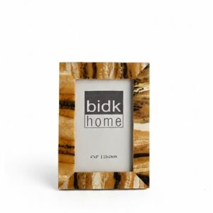 4X6” Resin Horn Tone Frame in Brown -ST - BROWN