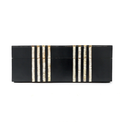 Medium Black Resin Box - Black - Black - Imagen 2