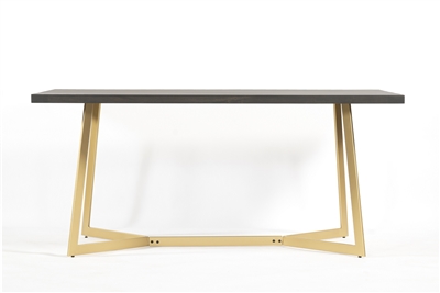 Bristol Dining Table -ST - Mango Dark Grey and - Mango Dark Grey and - Imagen 2