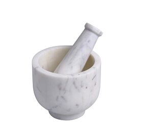 Marble Mortar and Pestle LP - WHITE