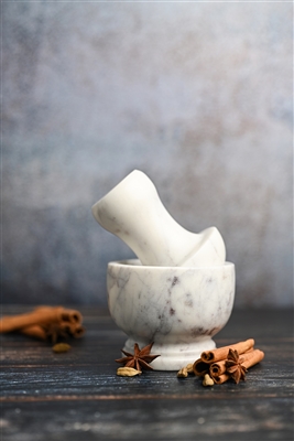 LP White Marble Mushroom Grinder - WHITE ST - WHITE - Imagen 4