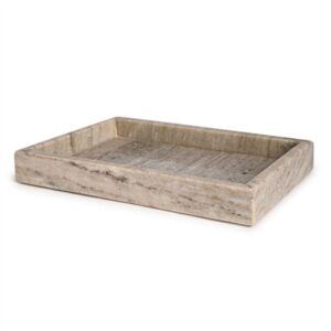 Marble Tank Tray 14x10" Brown Galaxy