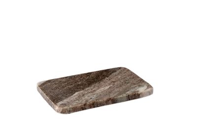 Brown Galaxy Marble Tray/Soap Dish - Brown