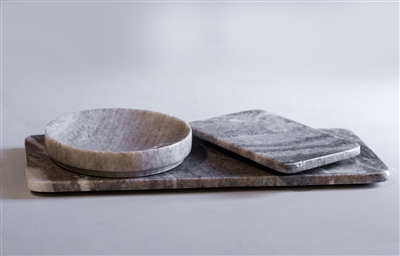 Brown Galaxy Marble Tray/Soap Dish - Brown - Imagen 5