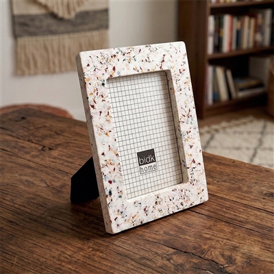 Terrazzo Frame 5" x 7"- ST - White - Imagen 3