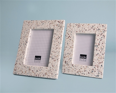 Terrazzo Frame 5" x 7"- ST - White - Imagen 4