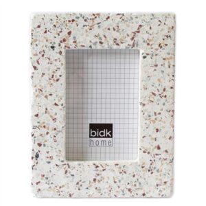 Terrazzo Frame 4" x 6"- ST - White