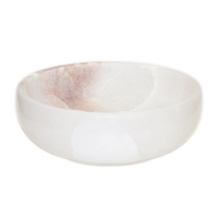 Alabaster Bowl 6”Dia - White