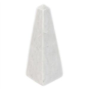 White Marble Pyramid-ST - White
