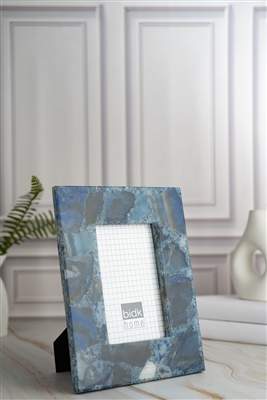 5"x7" Blue Agate Photo Frame -ST - Blue - Imagen 3