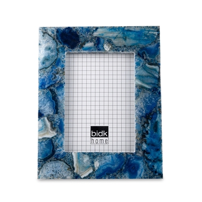 5"x7" Blue Agate Photo Frame -ST - Blue - Imagen 4