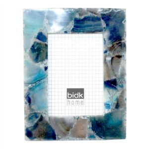 4"x6" Blue Agate Photo Frame-ST - Blue
