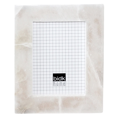 5"x7" Alabaster Photo Frame - White