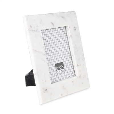 5"x7" Alabaster Photo Frame - White - Imagen 4