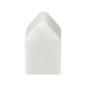 Sm. White Marble Home Object- A - White