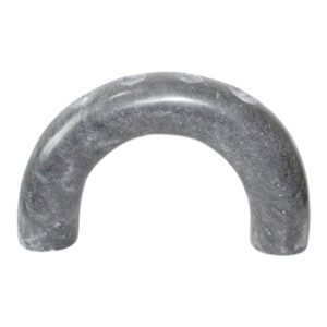 Arched Grey Marble 4- Pillar Candle Holder- A - Grey