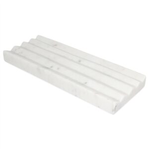 White Marble Jewelry Tray- ST - White