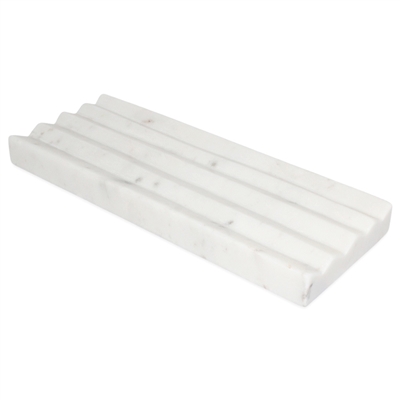 White Marble Jewelry Tray- ST - White