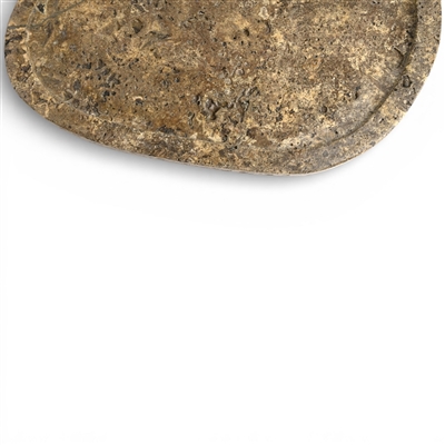 Grey Travertine Organic Shaped Platter - Grey - Grey - Imagen 5