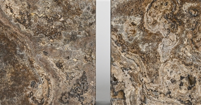 Grey Travertine Bookend Pair - Grey - Grey - Imagen 4