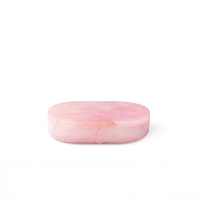 Pink Alabaster Oval Display Box Med - Pink - Imagen 3