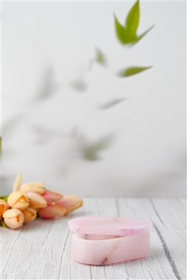 Pink Alabaster Oval Display Box Sm. - Pink - Imagen 5