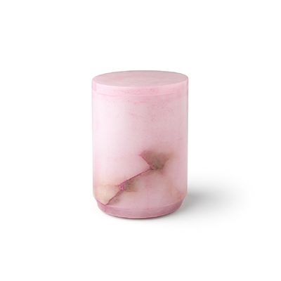 Pink Alabaster Canister W/ Lid Lg - Pink - Imagen 2