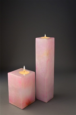 Pink Alabaster T-Lite Holder Sm - Pink - Imagen 4