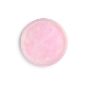 Pink Alabaster Round Tray Sm - Pink