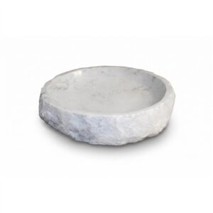 Marble White Edge Centerpiece - White