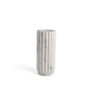 Scalloped Vase Sm. - White